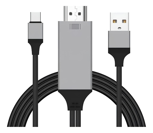 Cabo Usb C Type C Para Hdmi Com Carregador Samsung Dex