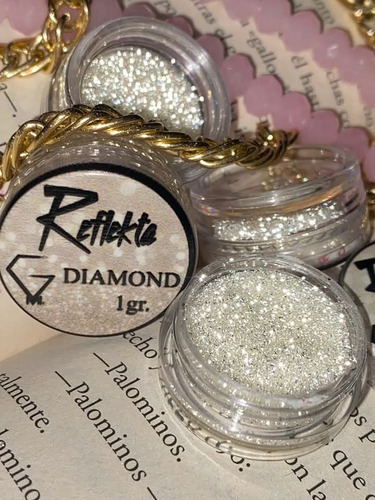 Efecto Glitter Reflectivo Para Uñas 1 Gr. Reflekta Diamond