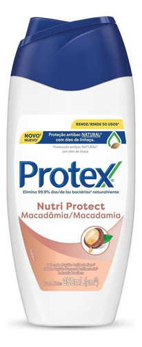 Sabonete Liquido Nutri Protect Macadâmia 250ml Protex