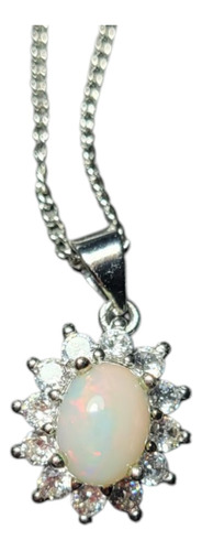 Dije Opalo Etiope Pieza Unica Con Strass Importado