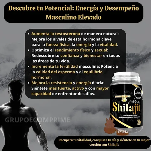 Shilajit En Gomas Original Puro