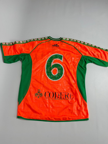Camiseta Banfield Nanque Naranja Utileria #6 Sanguineti 2005 (Usado)