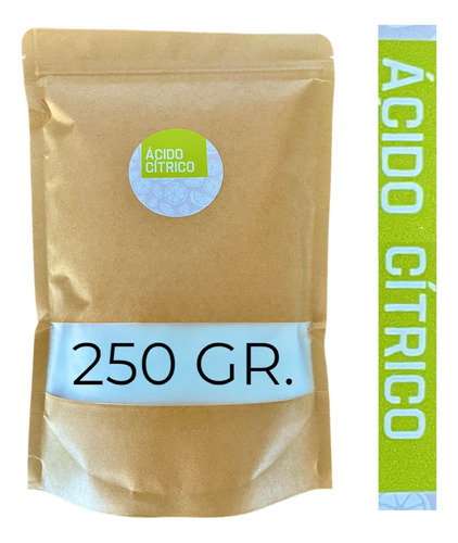 Acido Cítrico 250 Gr