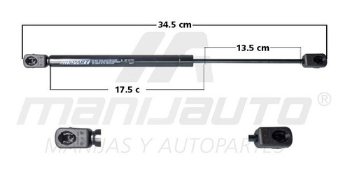 Amortiguador Cofre Acura Tl 2004 - 2008 34.5 Cm Mnj