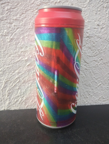 Vaso Térmico Coca Cola Con Tapa 500 Ml Arcoíris Con Detalle (Usado)