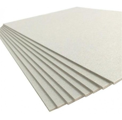 Lamina Carton Blanco Con Gris 1.5 Mm 102x81 Cm