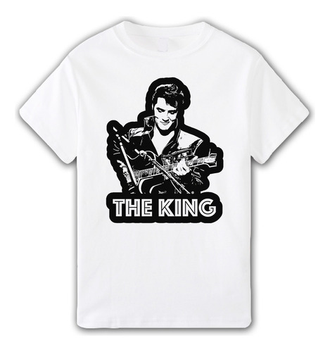 Remera Elvis Presley - The King Rock&roll Aesthetic Unisex