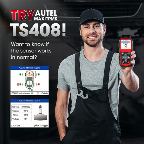 Escaner Autel Maxi Tpms Ts408 - Sensor Original