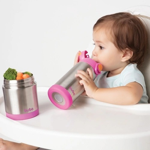 Imagen 3 de 3 de Vaso Térmico Toddler Con Sorbito Buba, Mvd Kids
