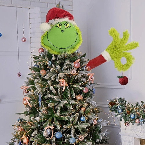 Para 3 Adornos Para Árbol De Navidad De Grinch, Brazo Y Cabe
