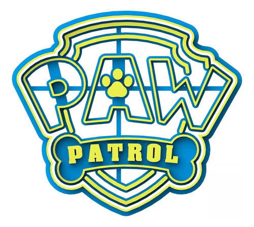 Cortador Logo Paw Patrol Para Fondant Y Galletas