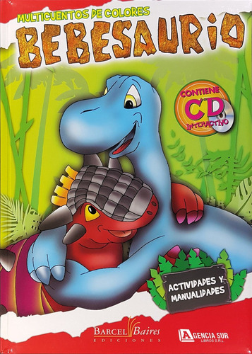 Multicuentos De Colores, Bebesaurio El Dinosaurio, Rojo