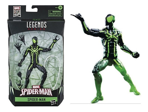 Spider-man Big Time Marvel Legends 2019 80th Años En Stock