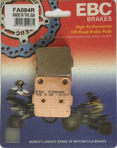 Pastilla Freno Delant Honda Cr 80 86-02 Ebc Fa084r