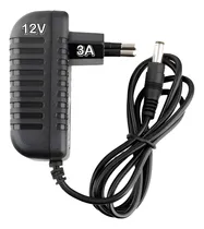 Comprar Fonte 12v Volts 3a Amperes Bivolt Alimentação Fita Led Cftv