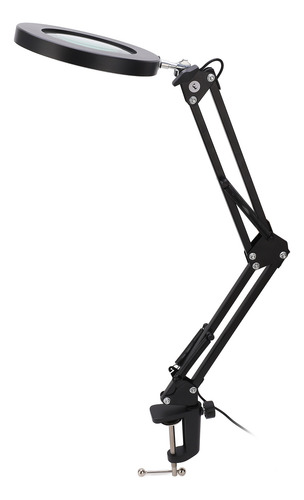 Bancada De Trabalho 5x Magnifying Glass Led Flexible Arm 10