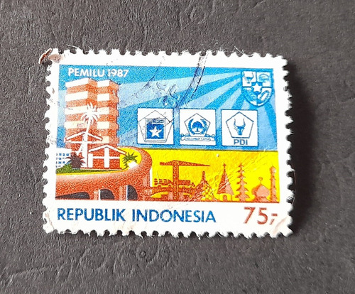 Sello Indonesia - 1987 General Election