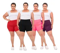 Comprar Kit 5 Short Suplex Confortável 3d Academia Plus Size