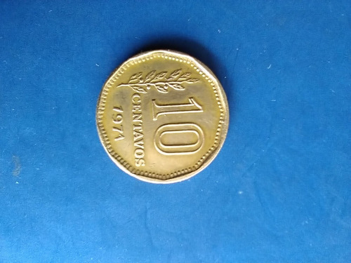 Argentina Moneda Antigua 10 Centavos Año 1971