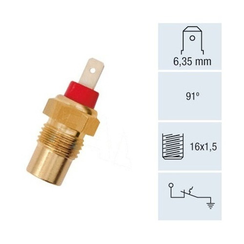 Sensor Temperatura Para Kia Pride 1.1 Año 1993 Al 2001 