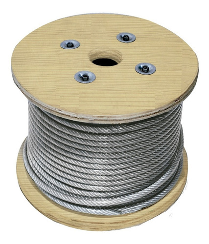 Cable Acero Inox. 7x7 80 M 1/16-3/32 Con Recubrimiento Ecom