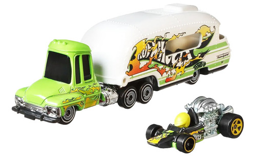 Hot Wheels Super Rig Camion Remolque + Vehiculo 1:64