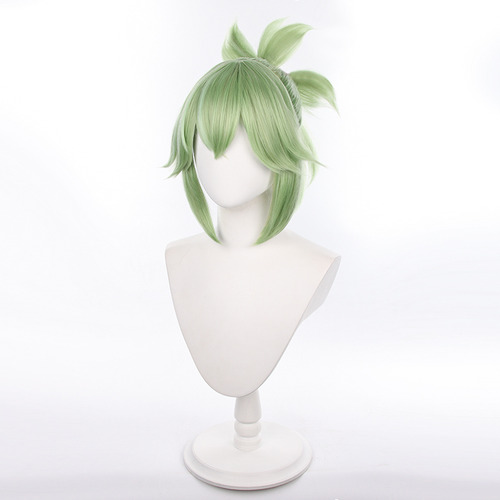 Peluca Corta De 33 Cm Para Cosplay Kuki Shinobu, Resistente