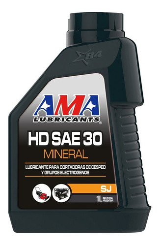 Aceite Ama Hd Sae 30 Grupo Electrogenos Compresor X Caja