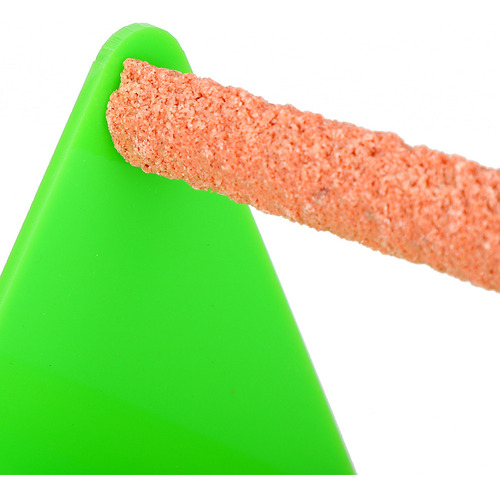 T Suporte Triangular De Madeira Perch Grind Arenaceous Bar