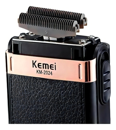 Barbeador Kemei 2024 Preto Recarregável 100v/240v