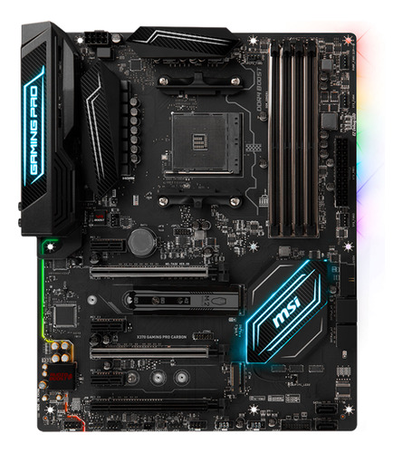 Placa Msi X370 Gaming Pro Carbon Ddr4 3200mhz Am4 128gb Hdmi