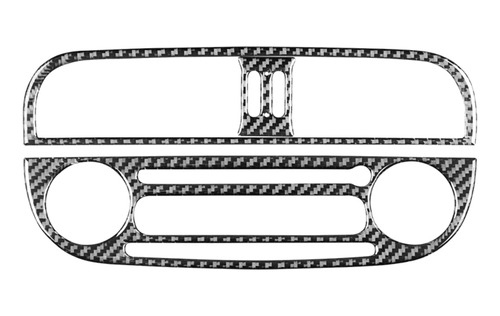 Para 500 2012-2015 Car Center Control Air De Fibra De Carbon