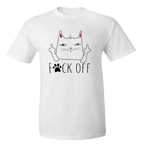 Remera Gato Meme Fuck #5 Diseño Exclusivo Adultos Y Niños 