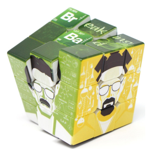 Cubo Mágico 3x3x3 Personalizado - Vinci Cube Breaking Bad Estrutura Colorido