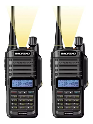 2 Baofeng Radios Uv9r Plus Uhf Con Manos Libres Profesional