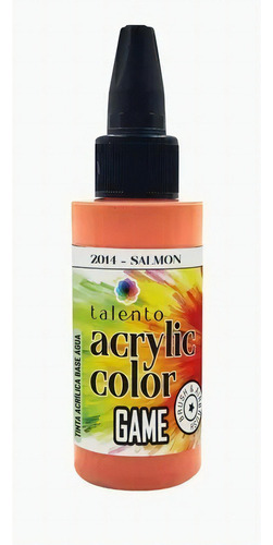 Tinta Acrylic Color Game 30ml Diversas Cores - Talento Cor 2014- SALMON