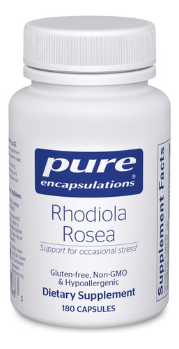 Rhodiola Rosea Pure Encapsulations 180 Cápsulas