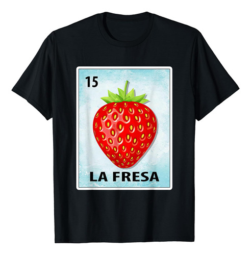 Playera La Fresa Mexican Strawberry Cards