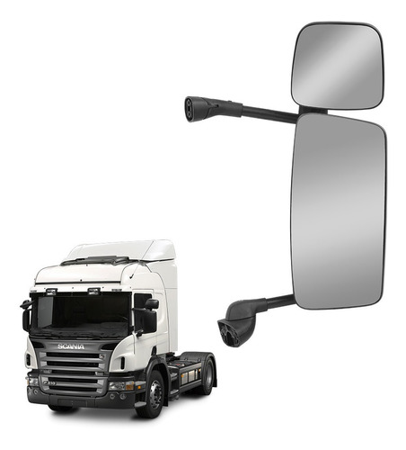 Espelho Retrovisor Scania S5 P250/270/310/340/360 Ld Com Aux