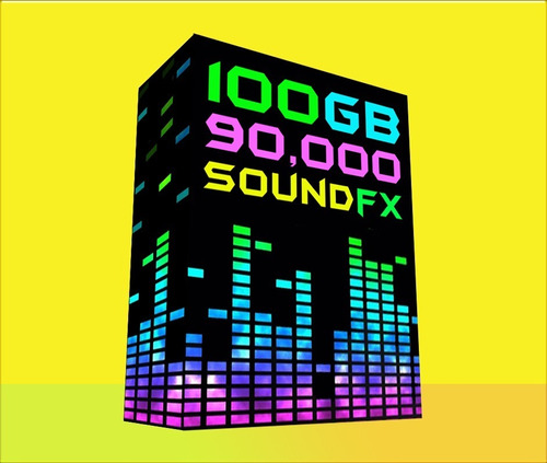 Efectos De Sonido 90,000 Items 100gb Sound Fx Mega Master