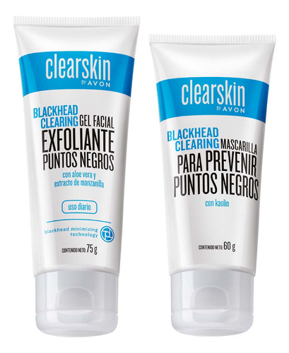 Avon Clearskin Rutina Facial Anti-puntos Negros 