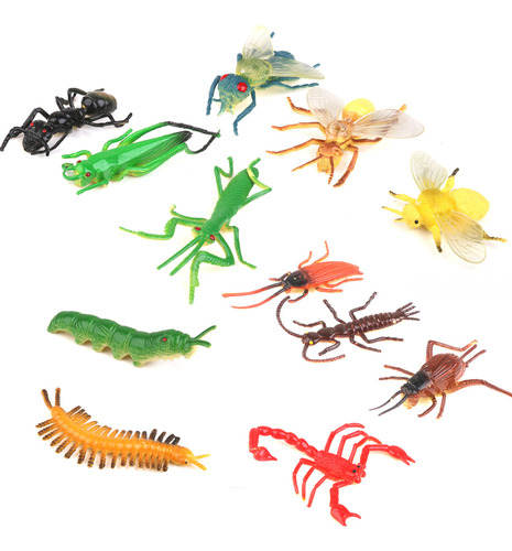 W 12 De Plástico De Halloween Modelo Ciempiés Escorpión