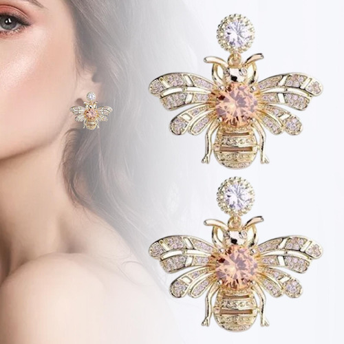 2 Aretes De Mariposas Resplandecientes: Accesorios 2 Piezas