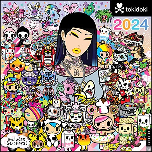 Book : Tokidoki 2024 Wall Calendar (w/ Stickers) - Legno,..