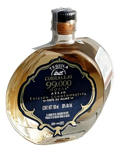 Pack De 12 Tequila Corralejo 99,000 Horas Añejo Mini 100 Ml