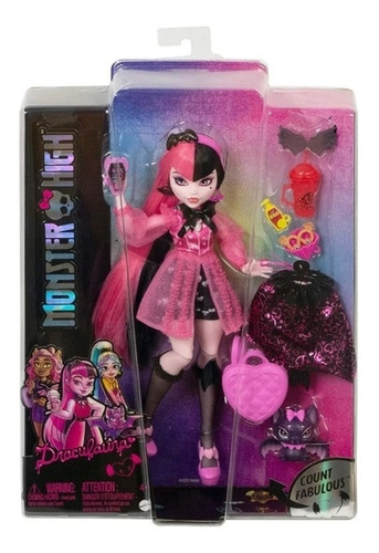 Draculaura Monster High Count Fabulous Nueva Generación
