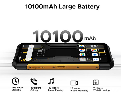 Oogee S200x (5g Rugged Smartphone) Mecha Might, Built Right 1.32 Amoled Rear Display 10100mah Large Battery Up To 32gb Ram+512gb