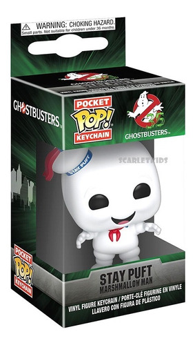 Llavero Funko Los Cazafantasmas Stay Puft Funko Pocket Scarlet Kids