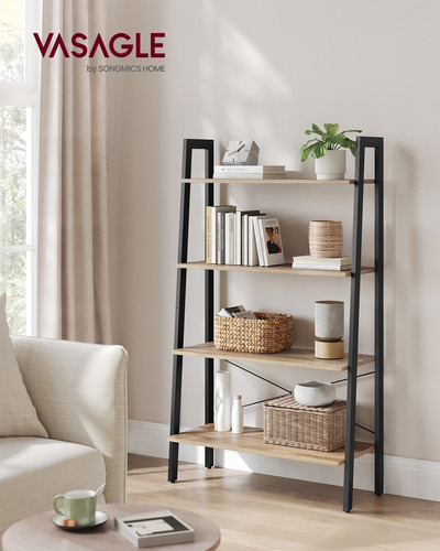 Librería En Forma De Árbollls144b50 Color Marrón Camello Negro