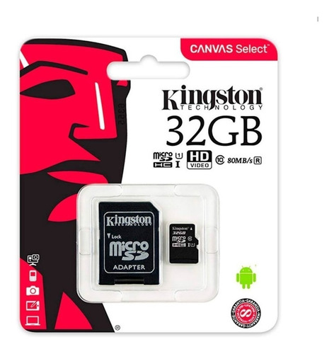 Memoria Kingston Micro Sd 32gb Clase 10